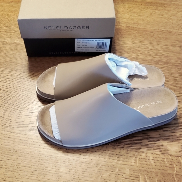 Kelsi Dagger Brooklyn Squish Slide Sandals- Oat - Picture 10 of 15